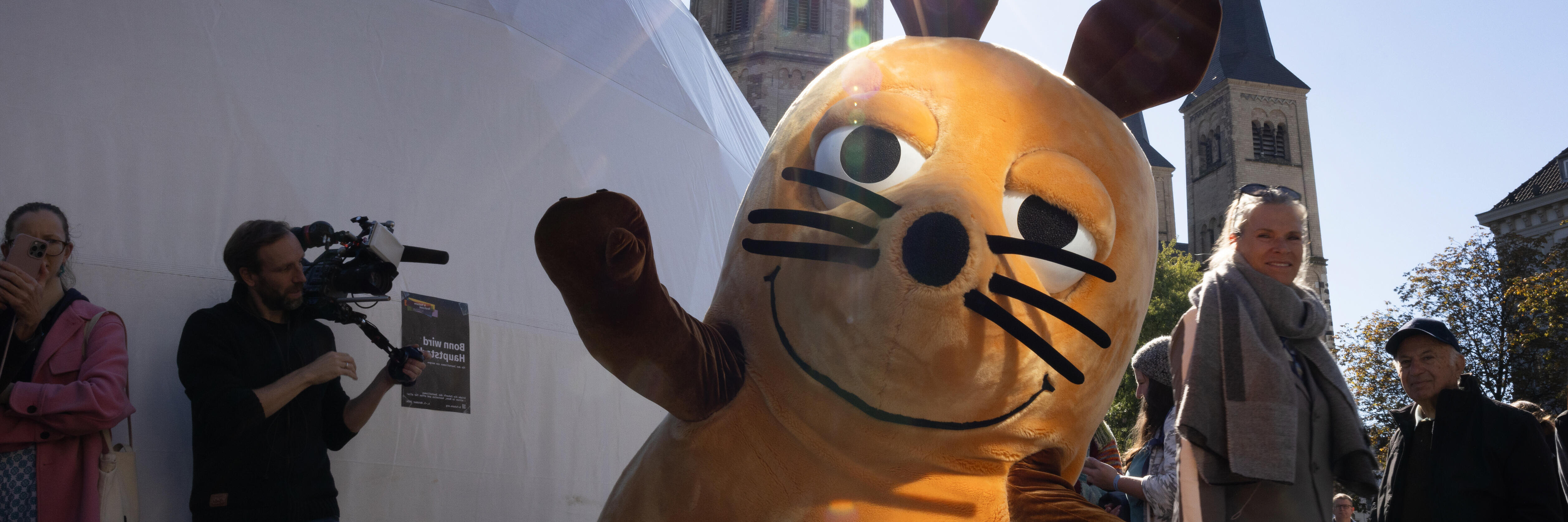 Die Maus auf dem Münsterplatz