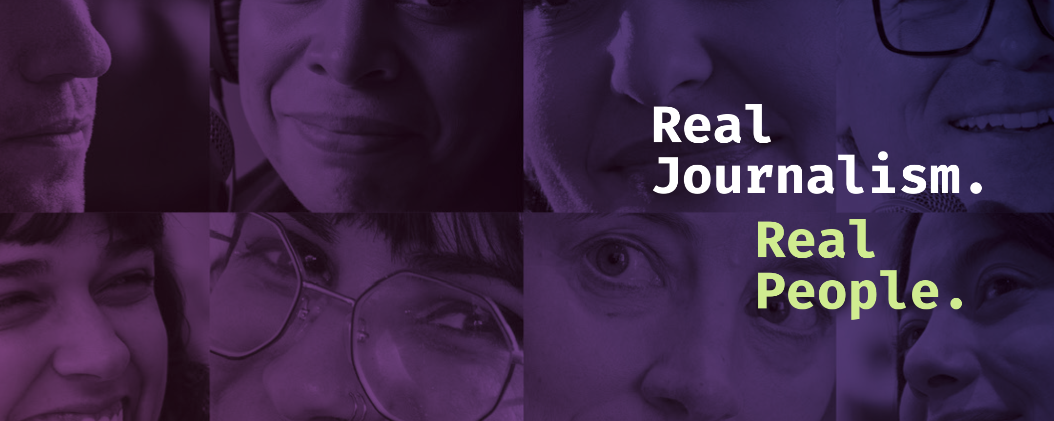 Slogan des diesjährigen Festivals: Real Journalism. Real People