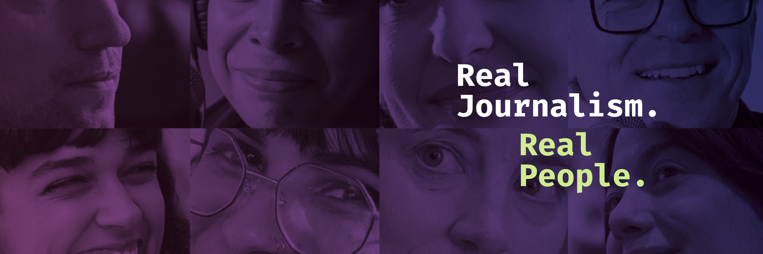 Slogan des diesjährigen Festivals: Real Journalism. Real People