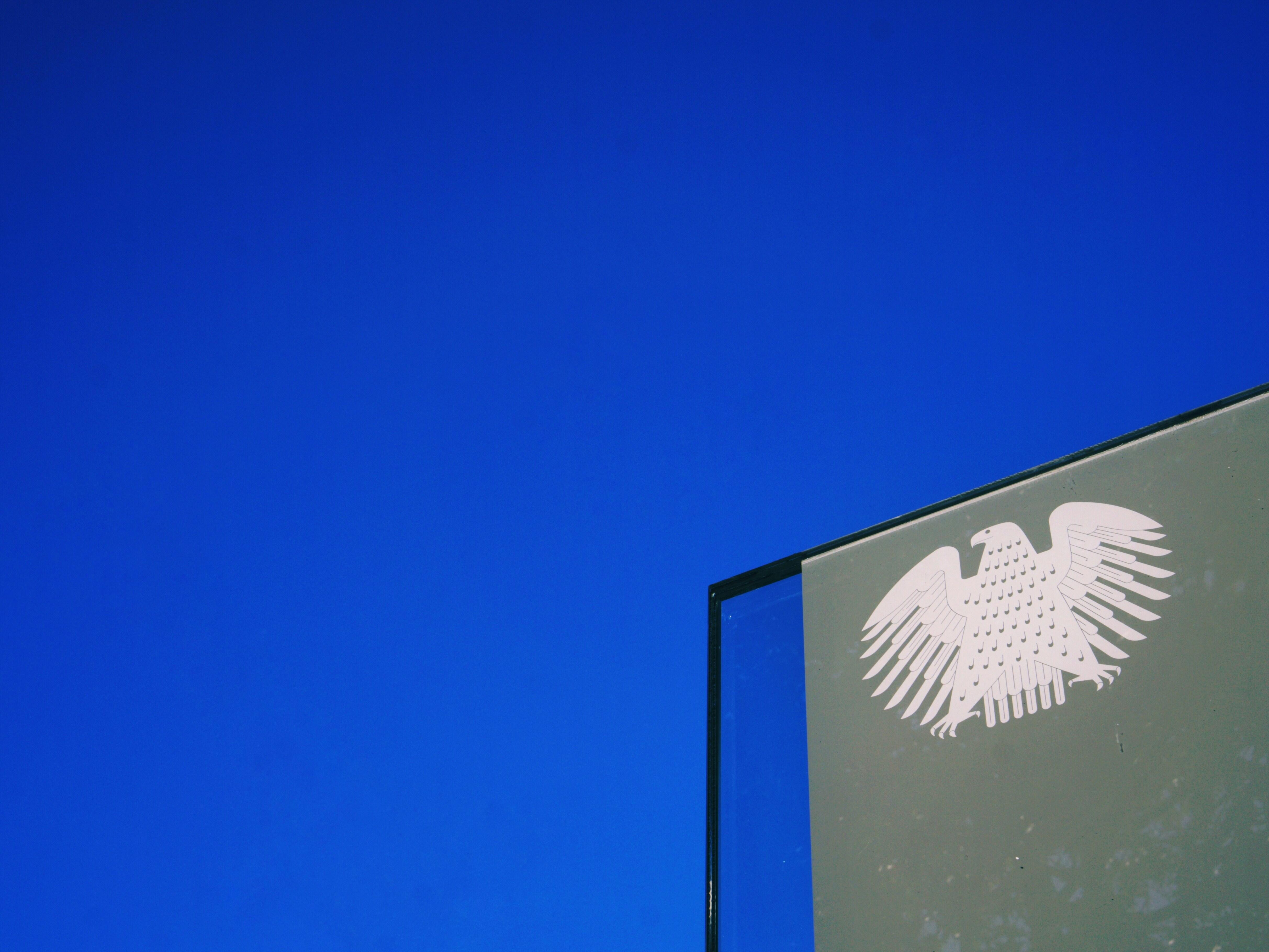Bild von einer Flagge mit deutschen Adler