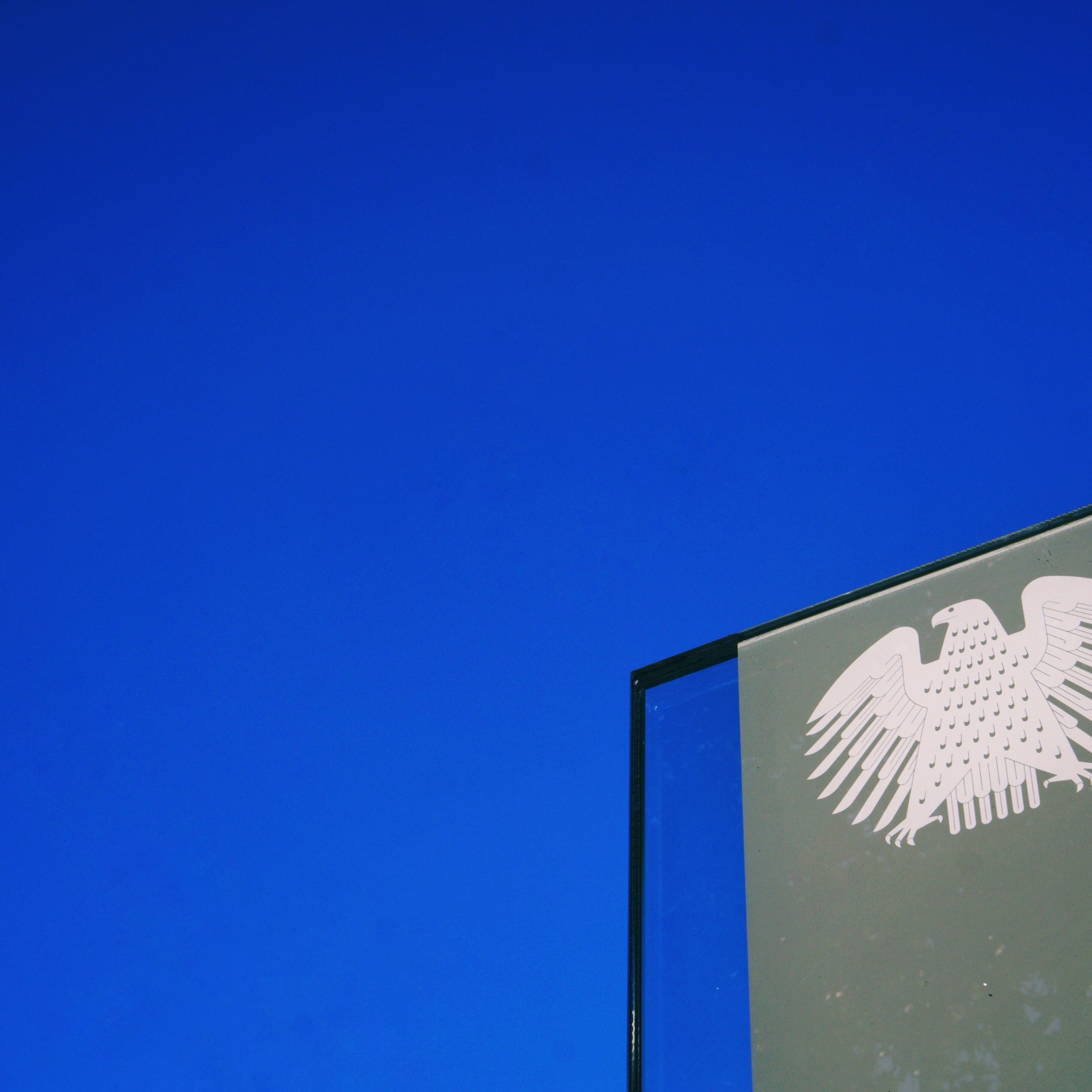 Bild von einer Flagge mit deutschen Adler