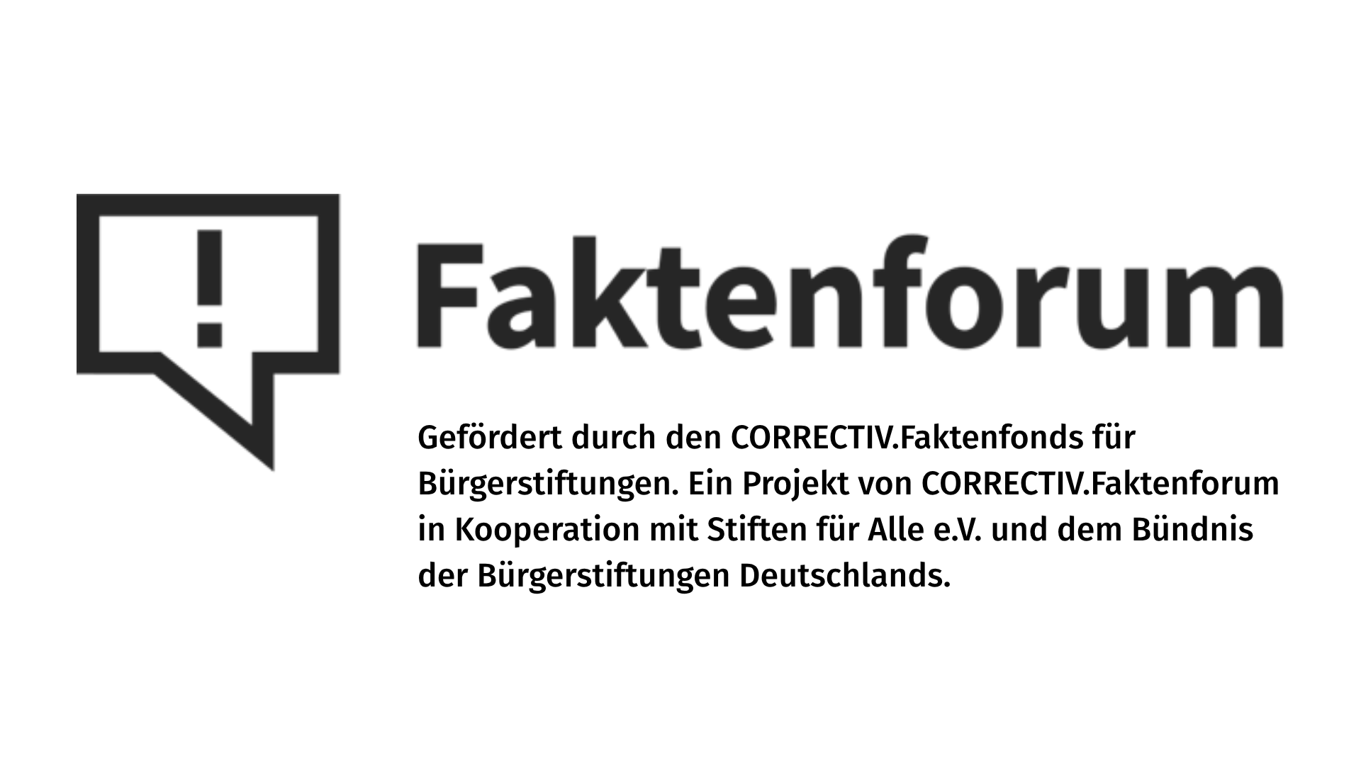Logo Correctiv Faktenforum